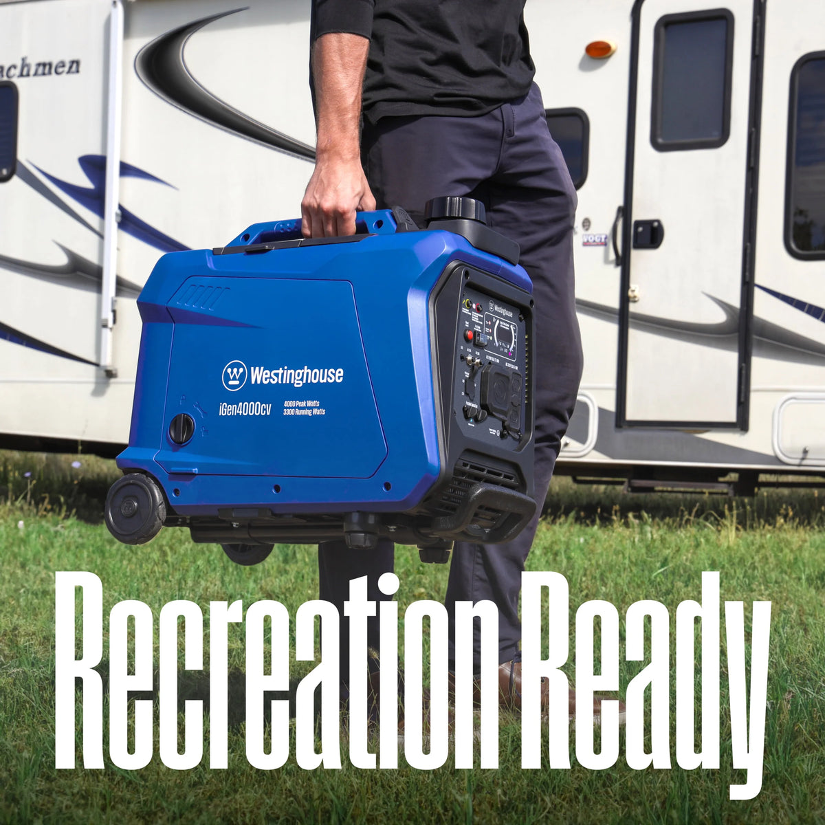4000 Peak Watt Gas Portable Inverter Generator L4182