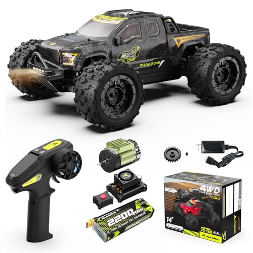 Brushless RC Car 60+ MPH 4x4 Monster Truck with 3S Battery Y785154