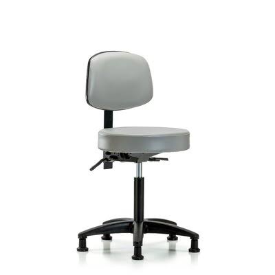 Beige Height Adjustable Lab Stool M68118