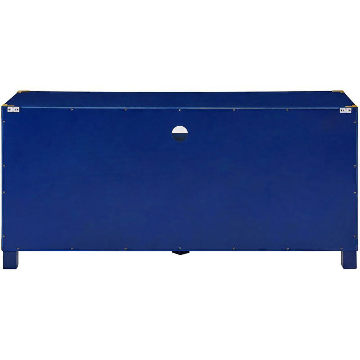 52" TV Stand in Navy and Brass C116