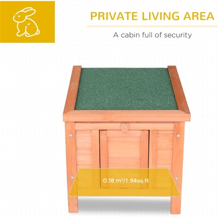 Large Natural Wood Dog House Y57141