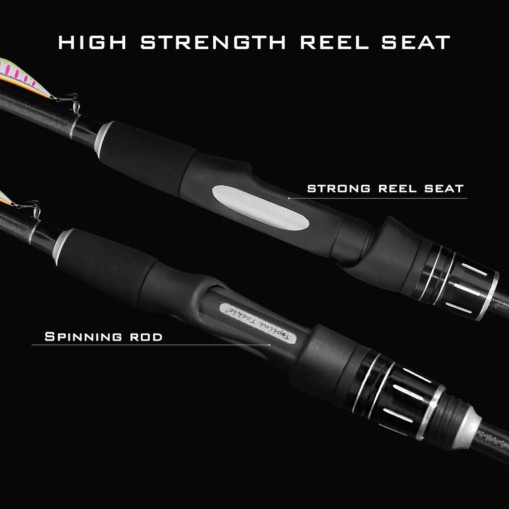 6'6" 2 pieces fast light spinning fishing rod J557