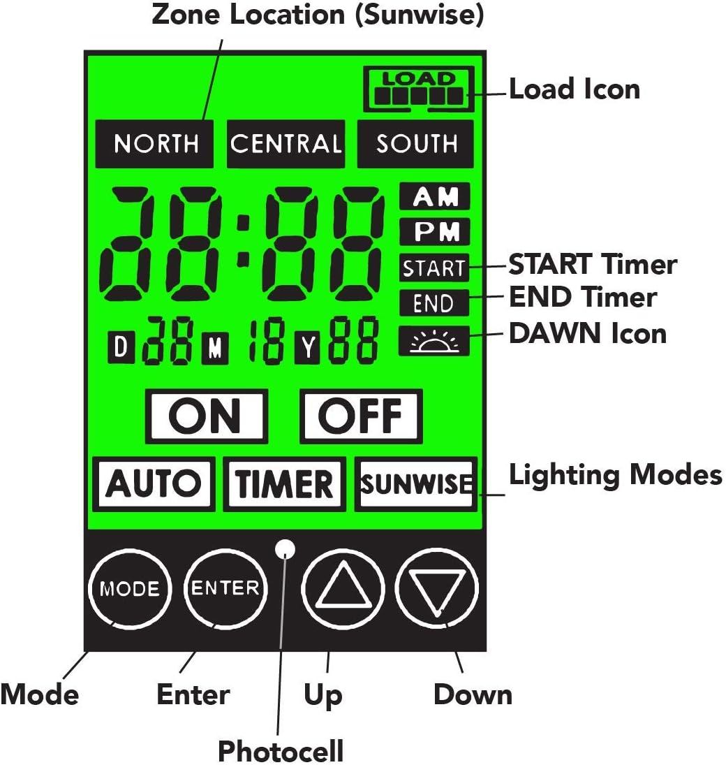 12V 300W Low Voltage Landscape Lighting Transformer with Dusk-to-Dawn Timer U291