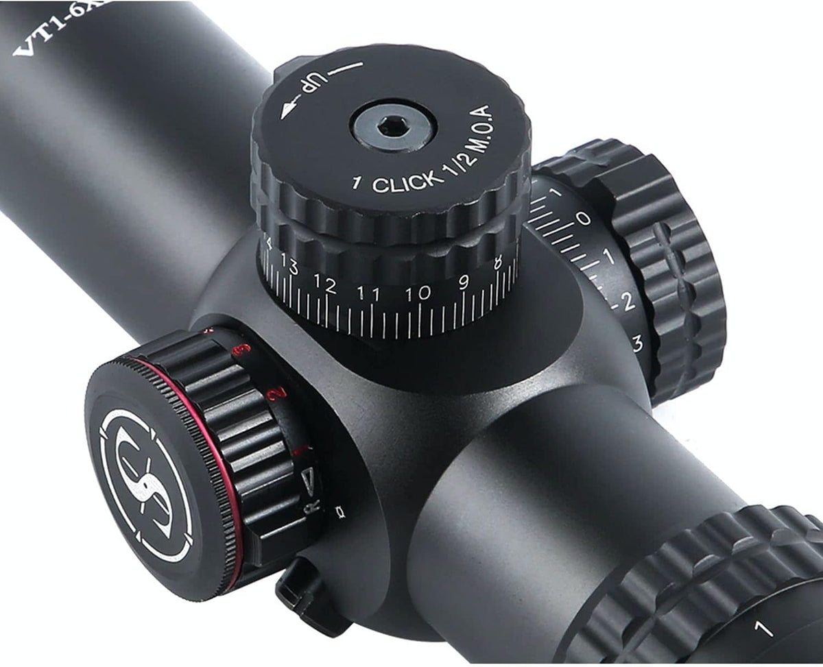 1-6X28 FFP CQB Scope with Red/Green Illuminated Reticle G11019