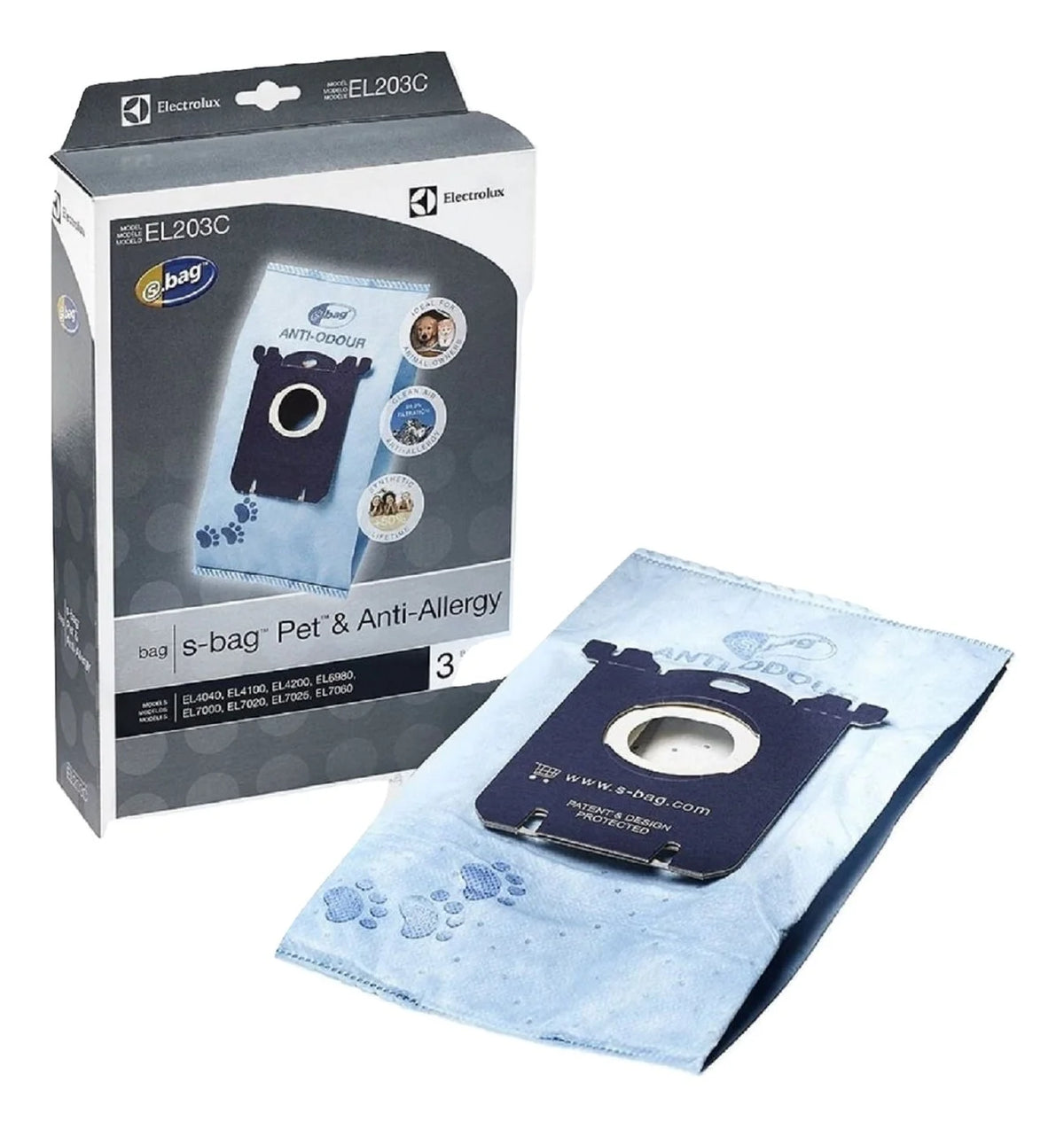 Pet Anti Allergy Type S Bags 3 Pk A2699