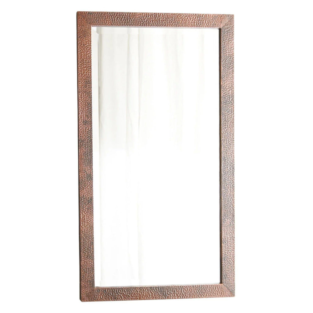 Hand Hammered Copper Small Rectangle Mirror P821547