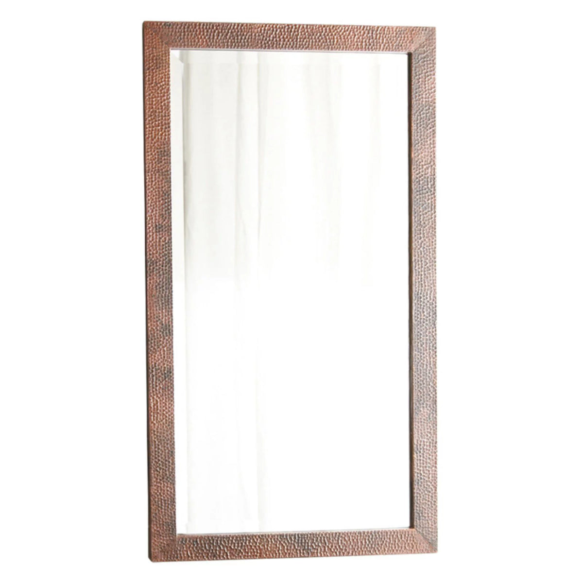 Hand Hammered Copper Small Rectangle Mirror P821547