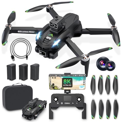 8K Camera Drone with 3 Batteries G4487