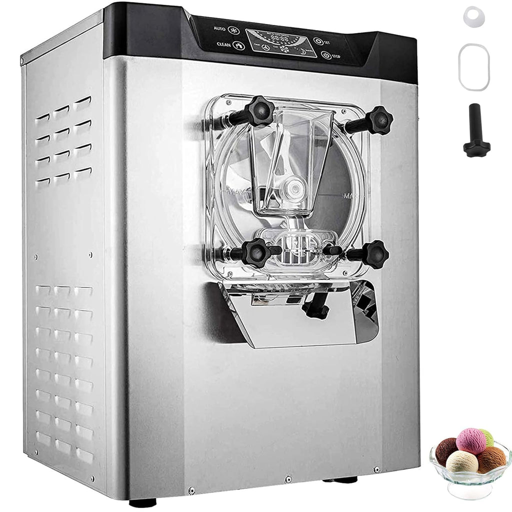 Commercial Ice Cream Machine 1400W 20/5.3 Gph Hard Serve Ice Cream Maker with LED Display O729