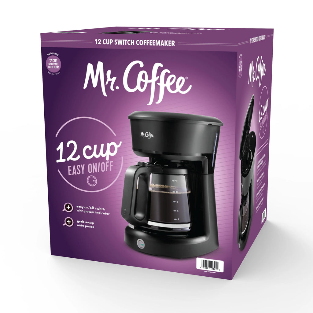 12-Cup Switch Coffee Maker Black P3554