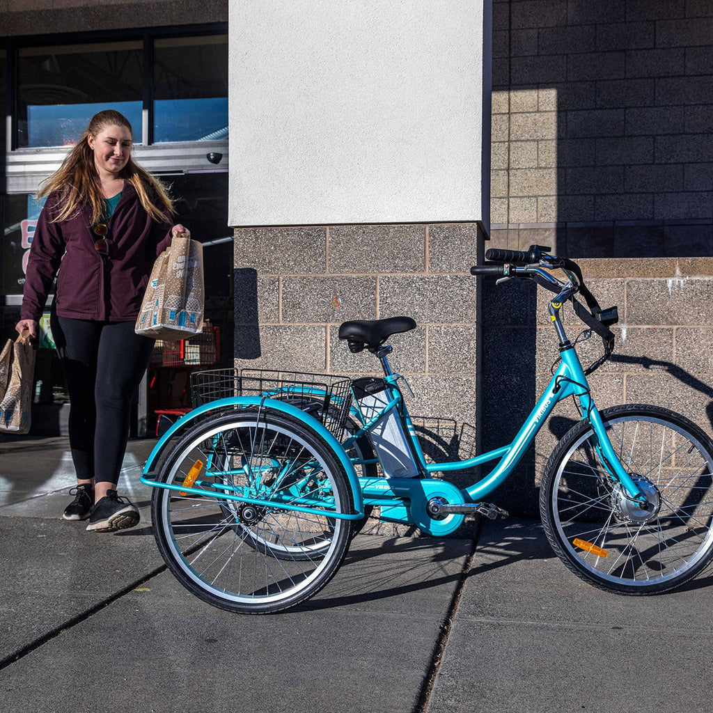 26" 350W Electric Tricycle with Basket F864