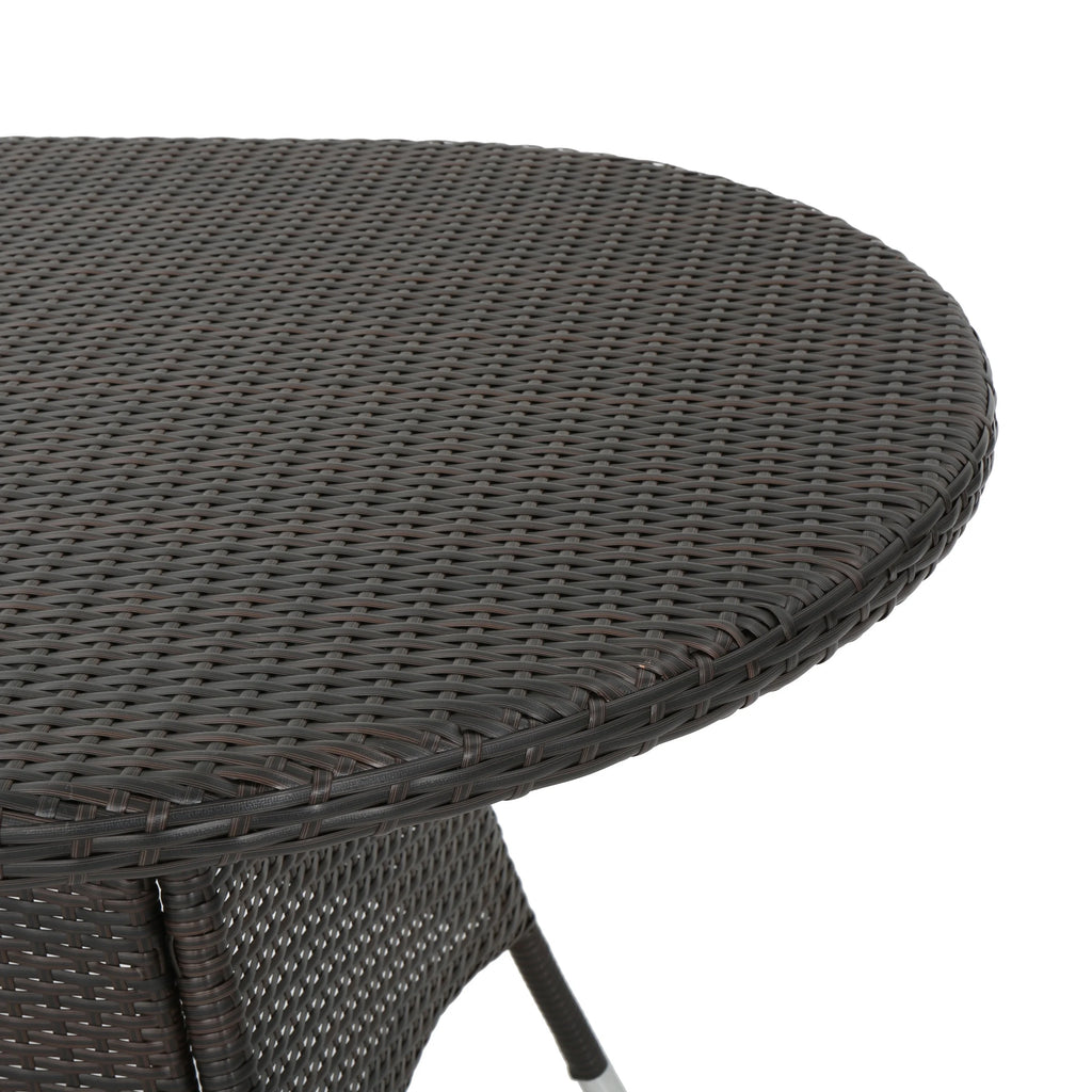 7 Piece Wicker Oval Dining Set B67624