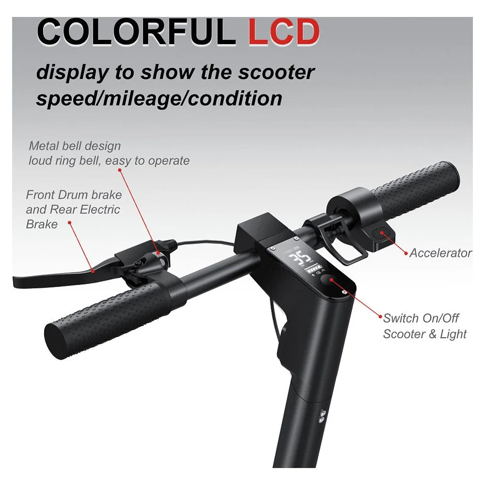 500W Foldable Electric Scooter with Air Tire K662