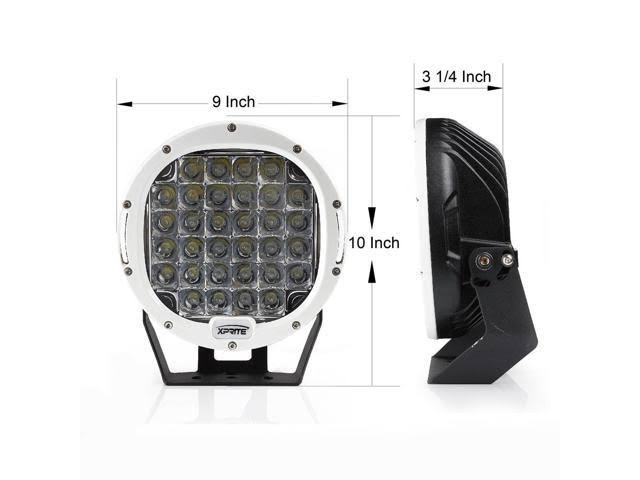 White 96W 9x22 Round Spot LED Offroad Light P8534