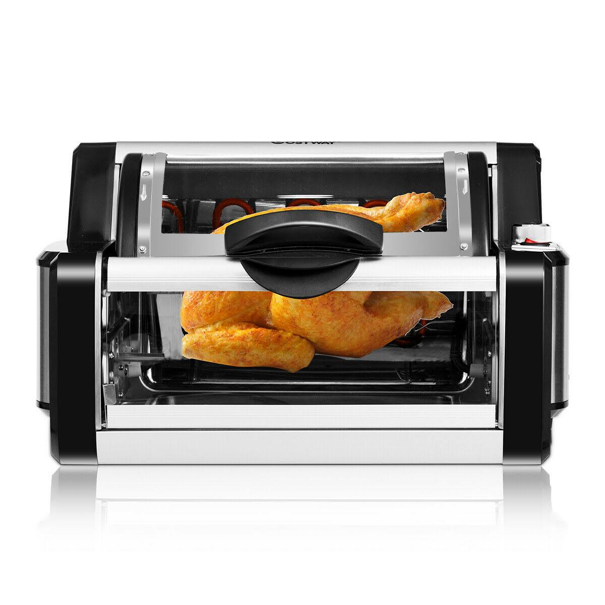 Horizontal Rotating Kebob Skewer Roaster Oven Grill T87712