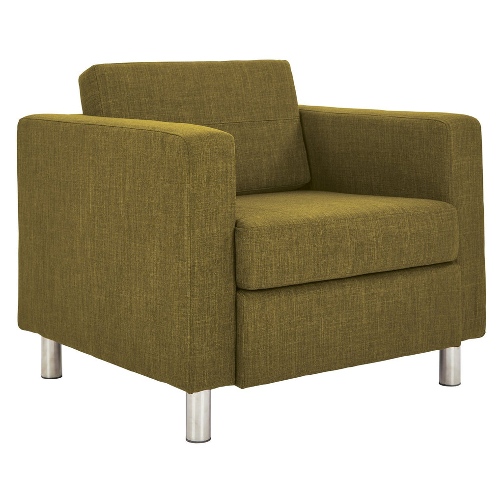 Tangerine Fabric Armchair D296