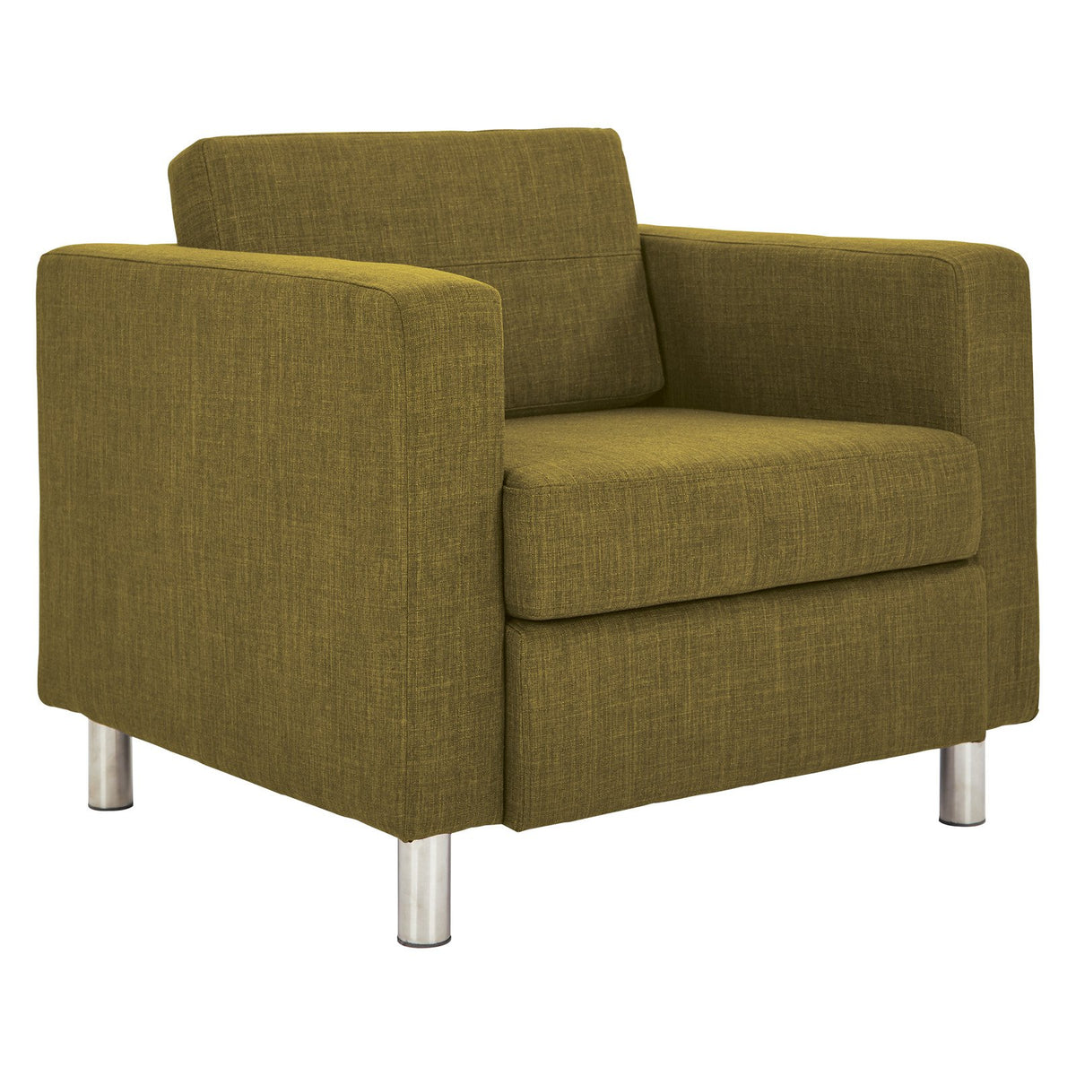 Tangerine Fabric Armchair D296