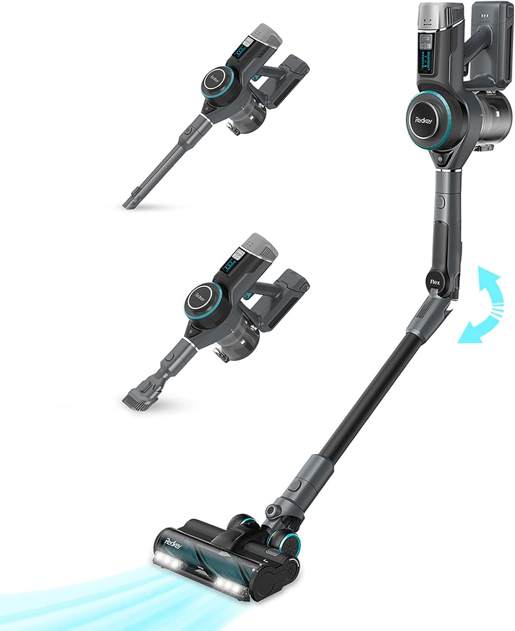Foldable Cordless Stick Vacuum Cleaner 23Kpa 60 mins Runtime with Detachable Battery B4252