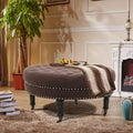 34x22 Tufted Round Cocktail Ottoman H53392