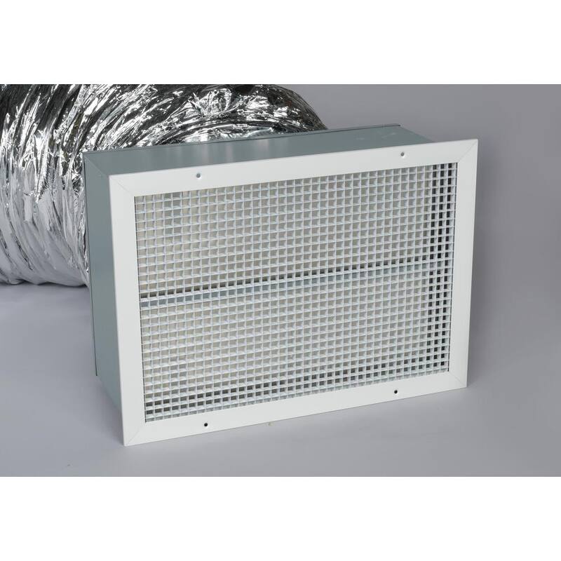 White Aluminum Whole House Fan U690410