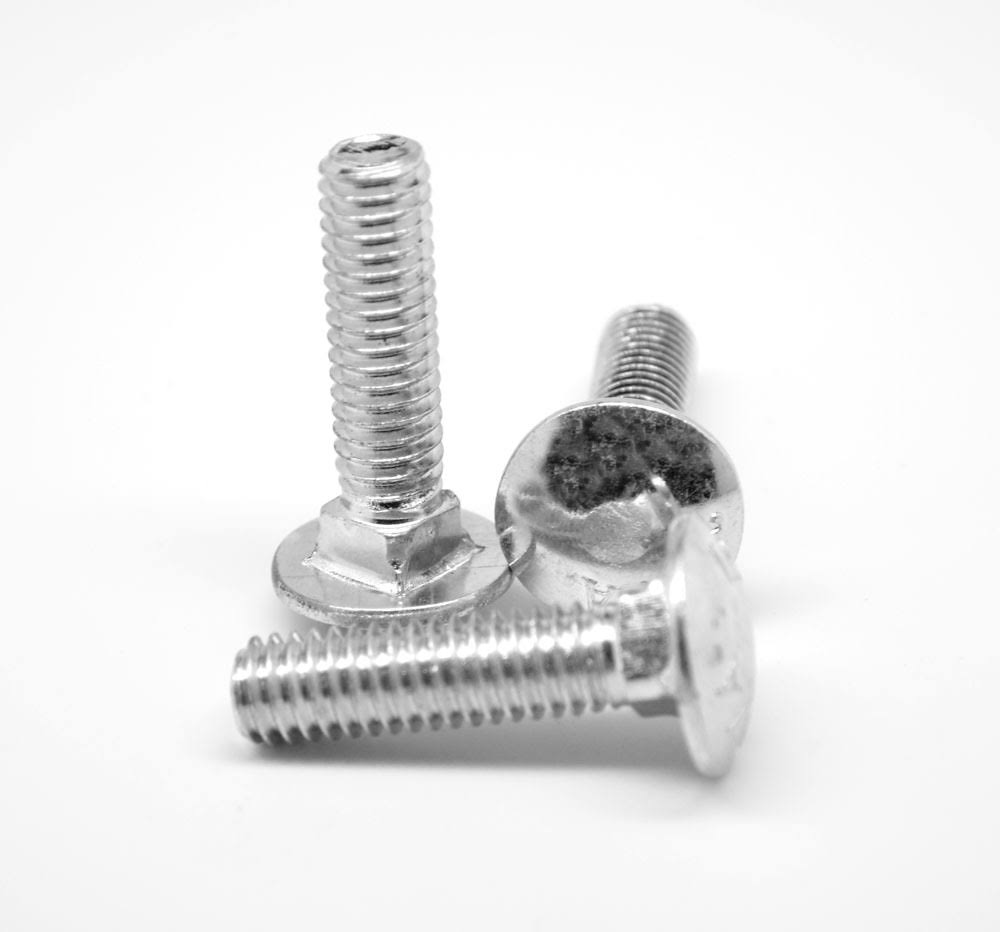 22-13 x 3 x 22 Coarse Thread Carriage Bolt Stainless Steel 316 Pk 125 R2514