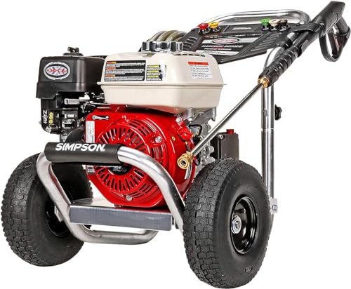 4200 PSI Gas Pressure Washer, 4.0 GPM Power Washer, Honda GX390 Engine, 50-Foot Steel-Braided Hose, Aluminum Series K76622