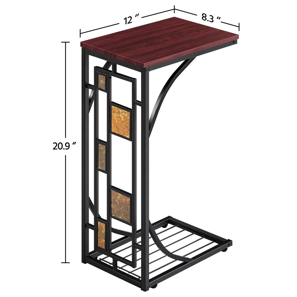 C Shaped Sofa Side Table D8922