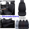 Black&Blue Synthetic Leather Seat Cover Full Set Z468