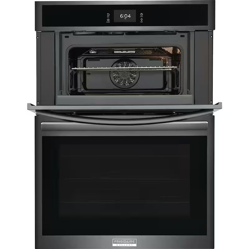 30 in Electric Built-In Wall Oven & Microwave Combination Black Stainless Steel S43441