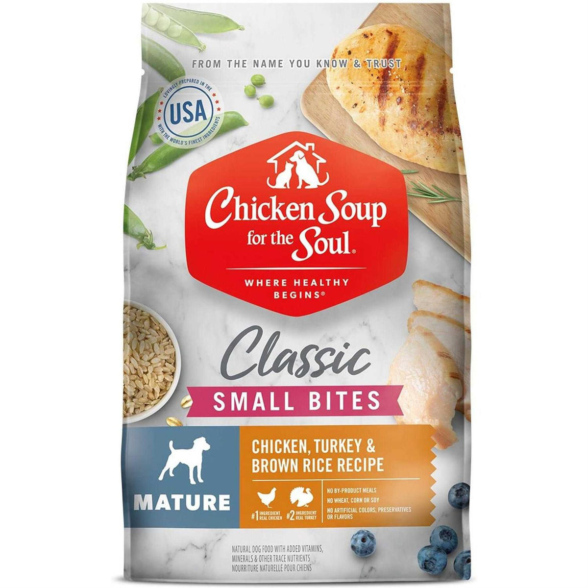 Chicken Turkey & Brown Rice Recipe Dry Dog Food U74437