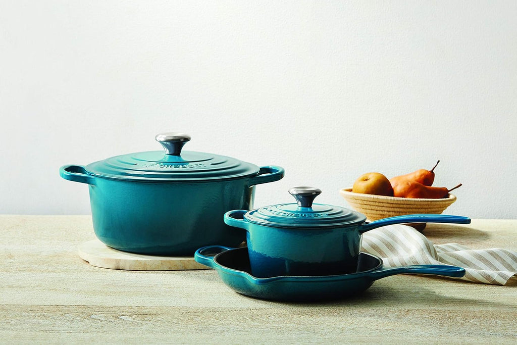 5-Piece Enameled Cast Iron Cookware Set E7442