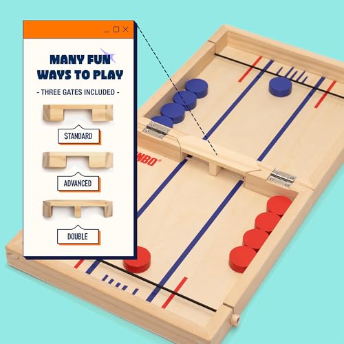 Foldable 2-Player Wooden Tabletop Game H13917