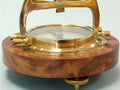 Solid Brass Alidade Compass 14 in. Telescopes Decorative Accent E937
