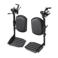 Elevating Legrests Wheelchair, Aluminum Footplates, Padded Calf Pads, 1 Pair I30656