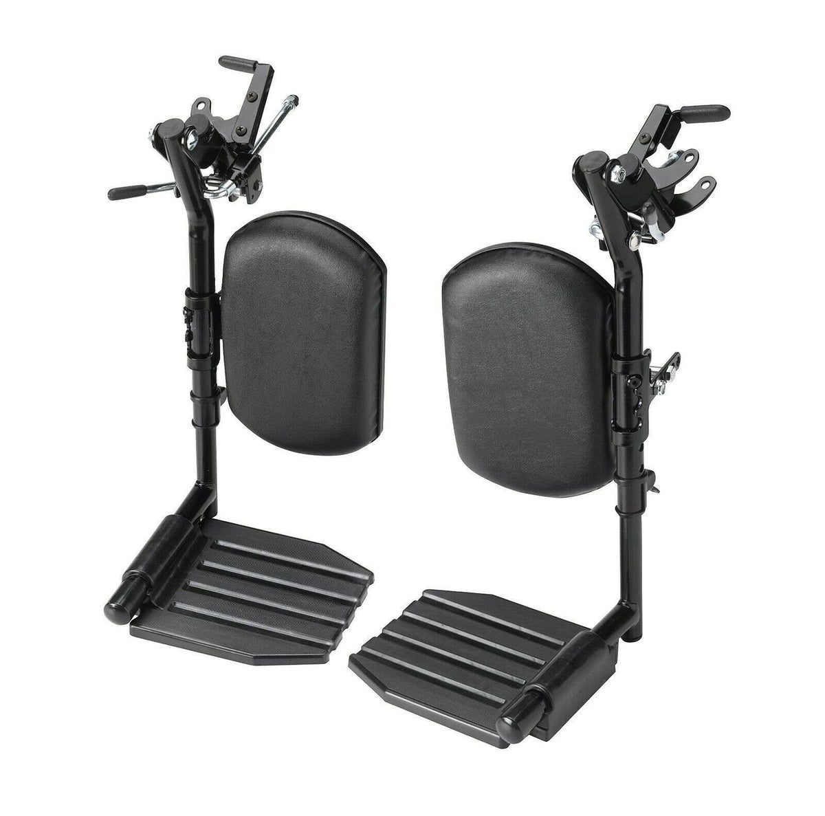 Elevating Legrests Wheelchair, Aluminum Footplates, Padded Calf Pads, 1 Pair I30656