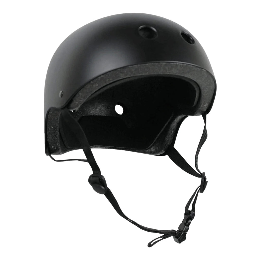 Black Helmet Skateboard Helmet Elbow Knee Wrist Pad Combo F5619