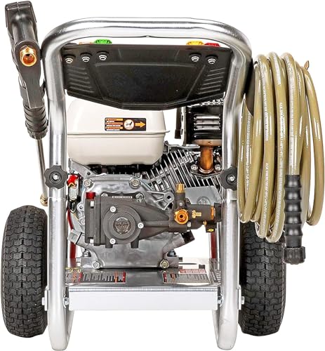 4200 PSI Gas Pressure Washer, 4.0 GPM Power Washer, Honda GX390 Engine, 50-Foot Steel-Braided Hose, Aluminum Series K76622