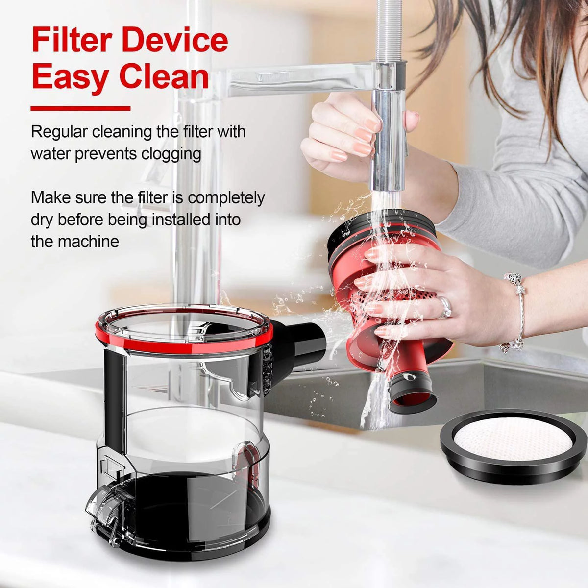 Corded Stick Vacuum Cleaner 18KPA 600W 3 in 1 Handheld X440