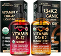 Organic Vitamin B12 & Vitamin D3 K2 Drops I85900