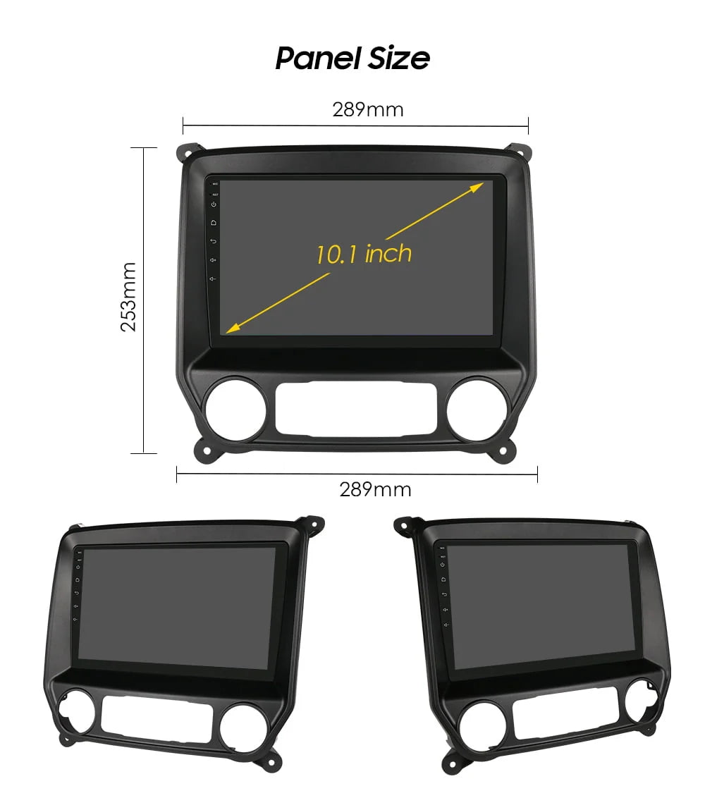 10.1 Touch Screen Android 12 Carplay 32GB Bluetooth GPS Car Stereo Radio D8318