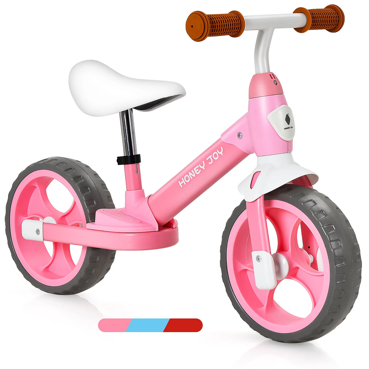 Kids Balance Bike Toddler Training Bicycle Red I6849