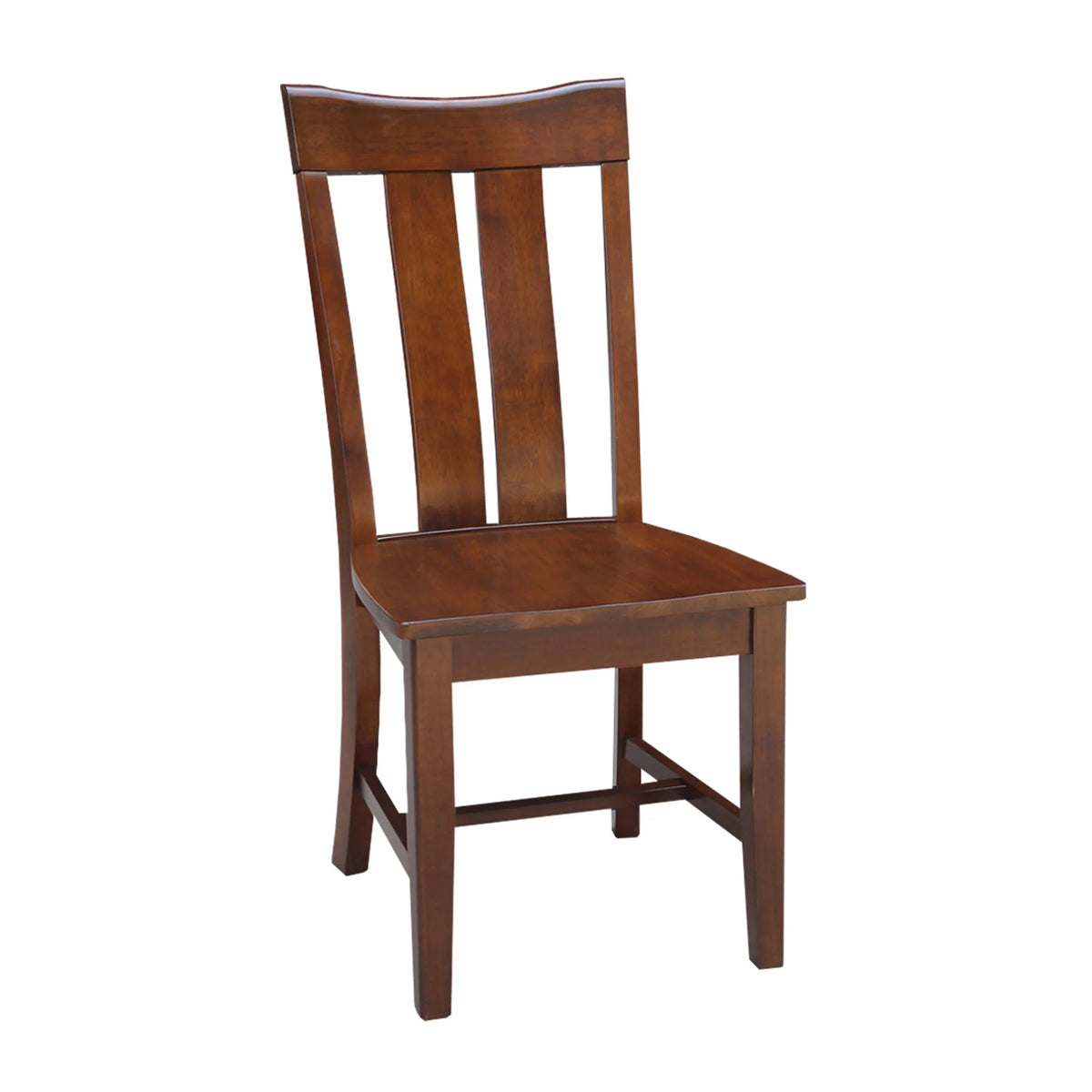 Solid Wood 3-Piece Dining Set with Dual Drop Leaf Table and 2 Splat Back Chairs J7859