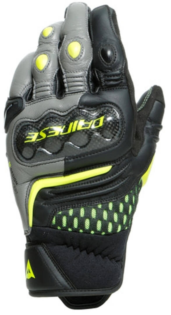 Black Gray Yellow Short Gloves F934207