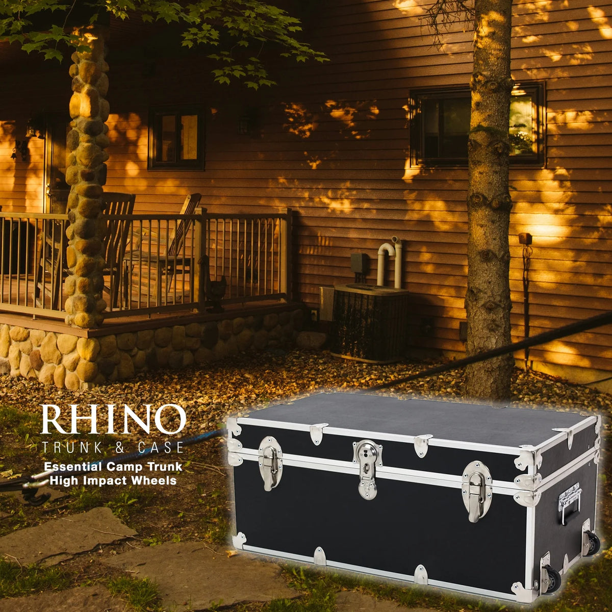 Wheels Camping Storage Chest 32"x18"x14" U8811