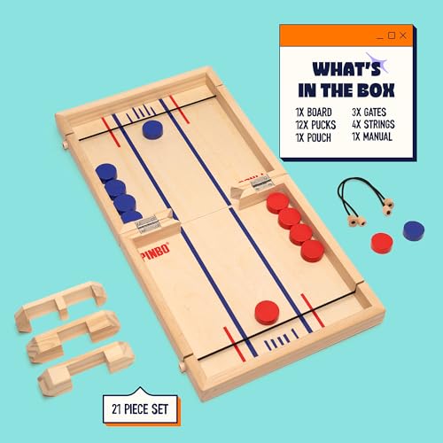 Foldable 2-Player Wooden Tabletop Game H13917