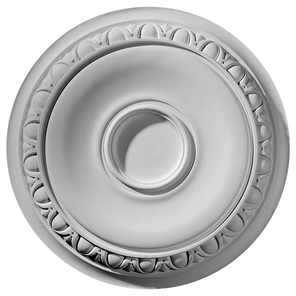 24 1/4x22OD x 1 1/2x22P Ceiling Medallion Hand-Painted Smokey Topaz Crackle K5307