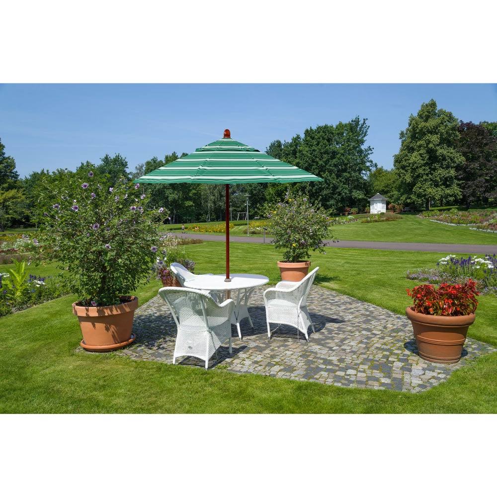 9 ft. Wood Market Umbrella Pulley Open Z299773