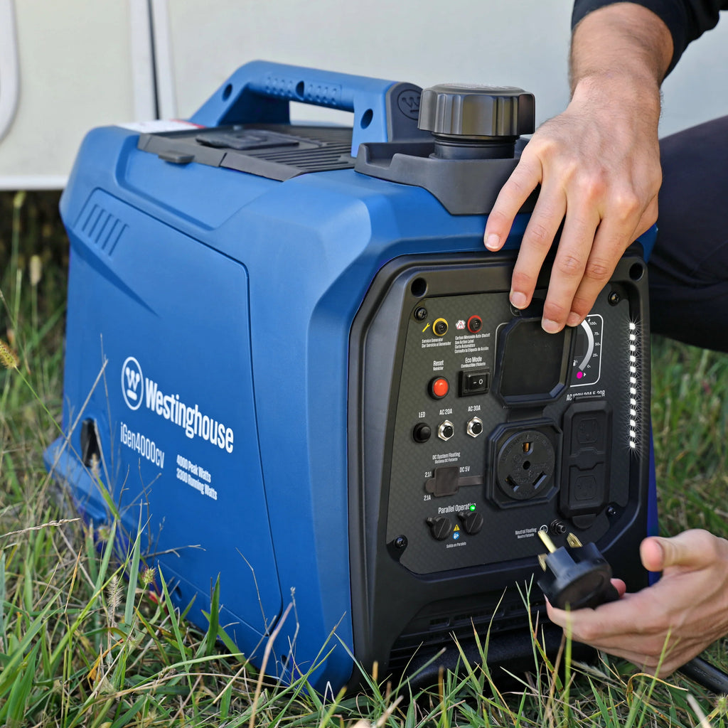4000 Peak Watt Gas Portable Inverter Generator L4182