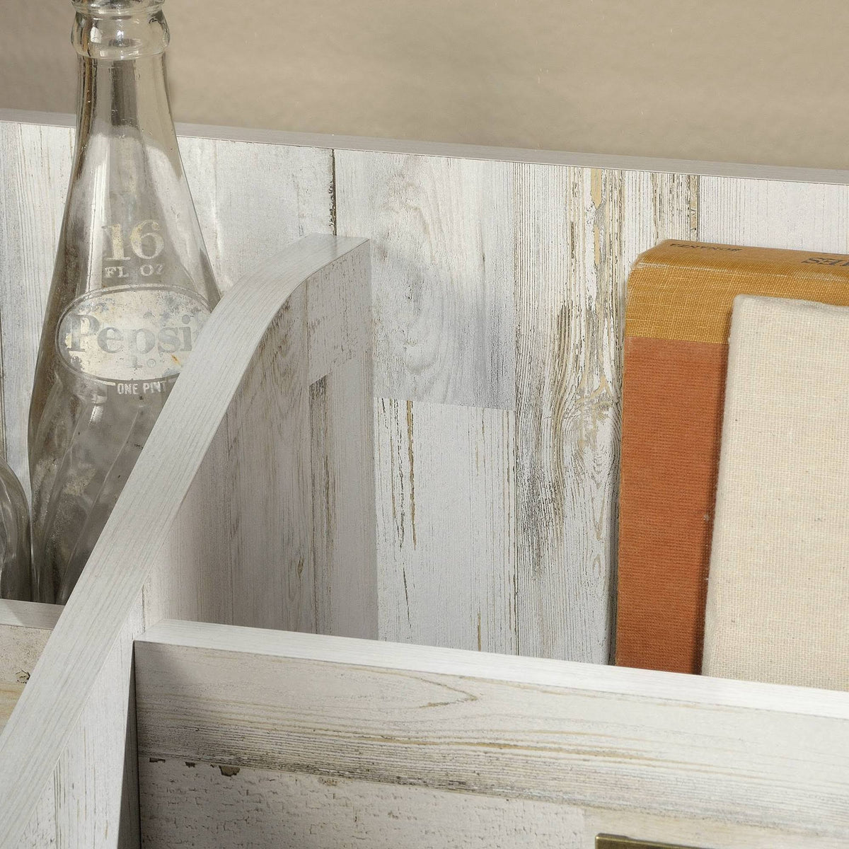 White Plank Bookcase F357
