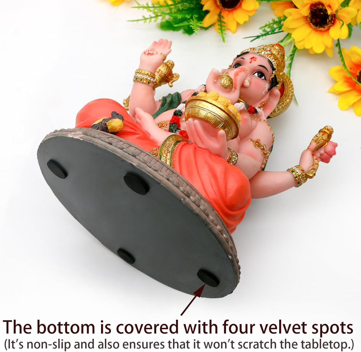 8.4" H Ganesha Statue L7128